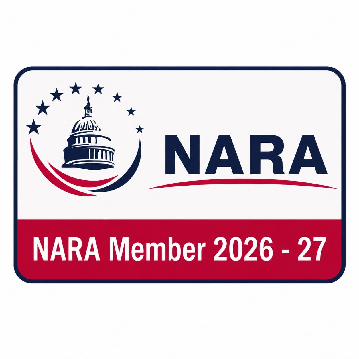 NARA Member Sticker 2026-27